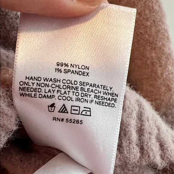 Express Women's Dusty Pink Hooded Sweater - Picture 7 of 11